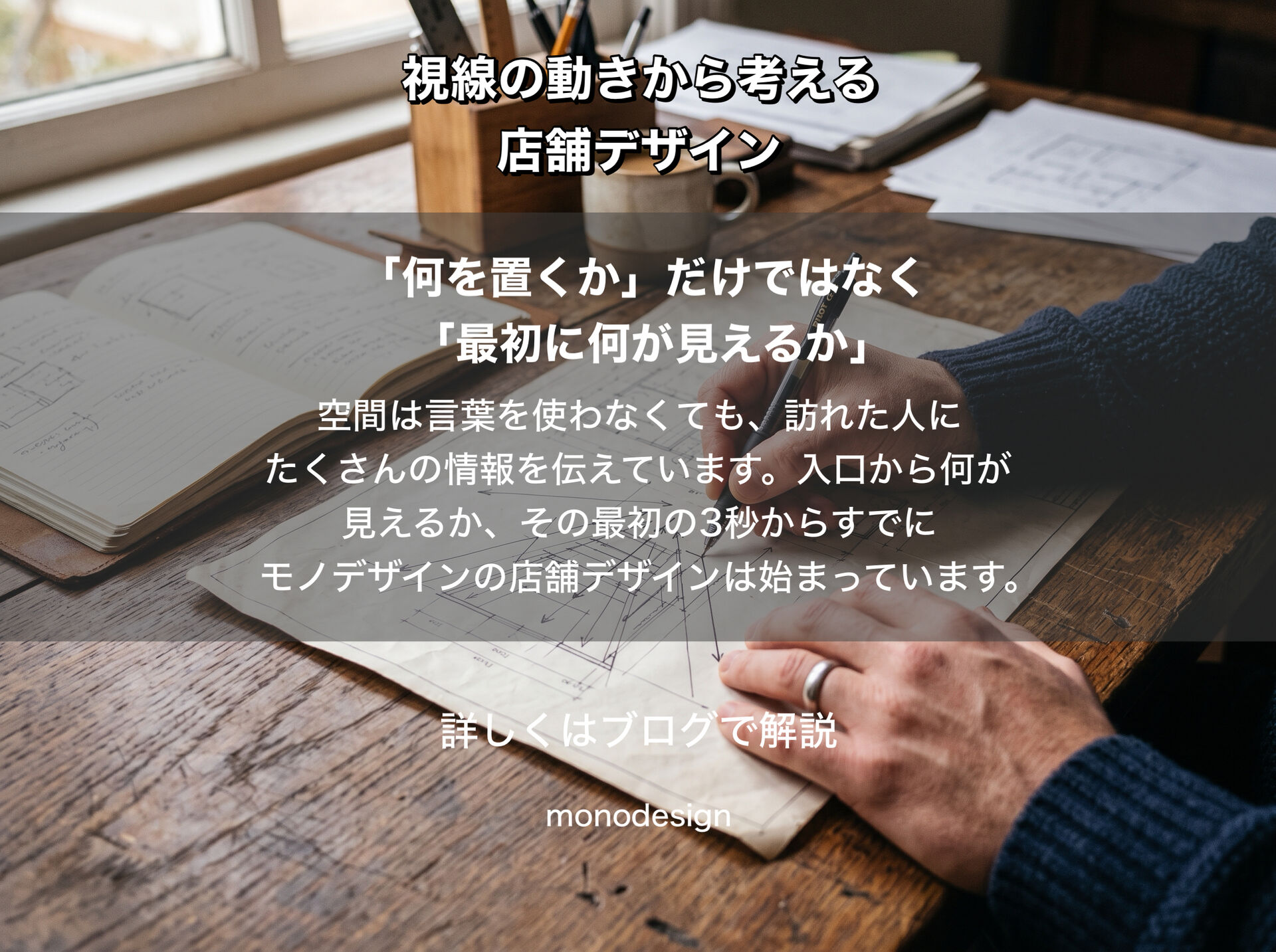 「人は“見えるもの”を選びやすい？」｜視線の動きから考える店舗デザインと内装レイアウトの心理学