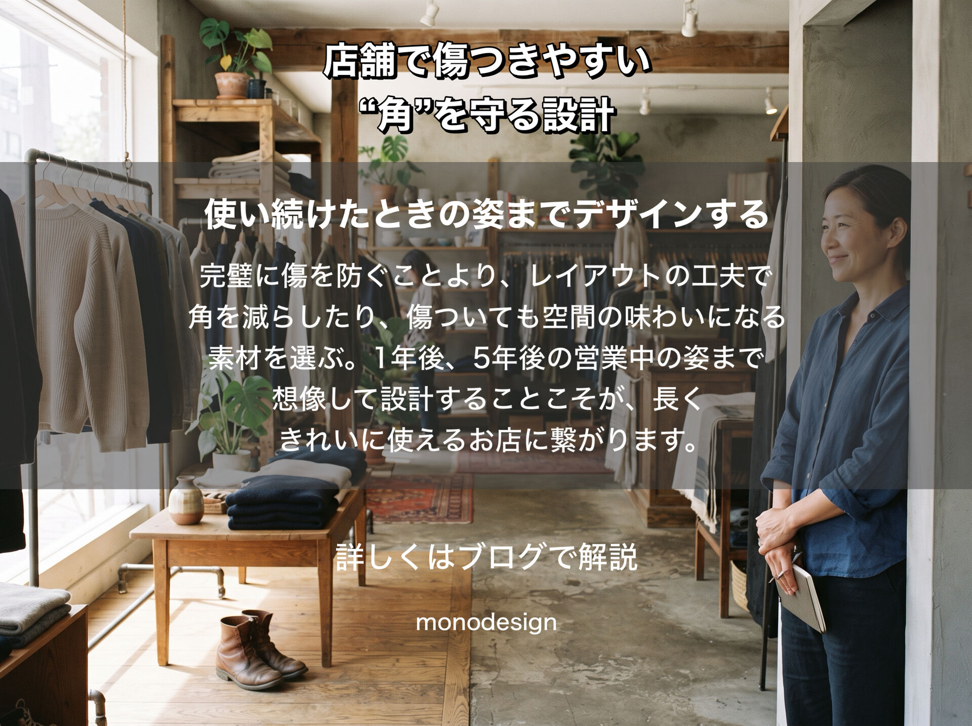 壁の角、どうする？｜店舗で傷つきやすい“出隅”を守る設計