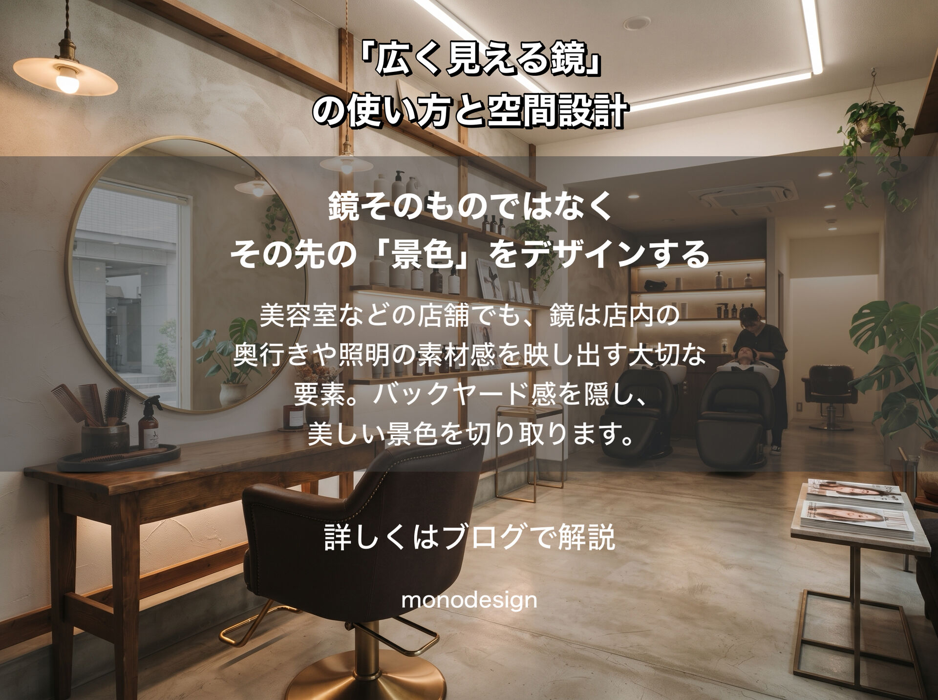 「鏡を置けば広く見える」は本当？空間を変えるのは、鏡の大きさより「何を映すか」