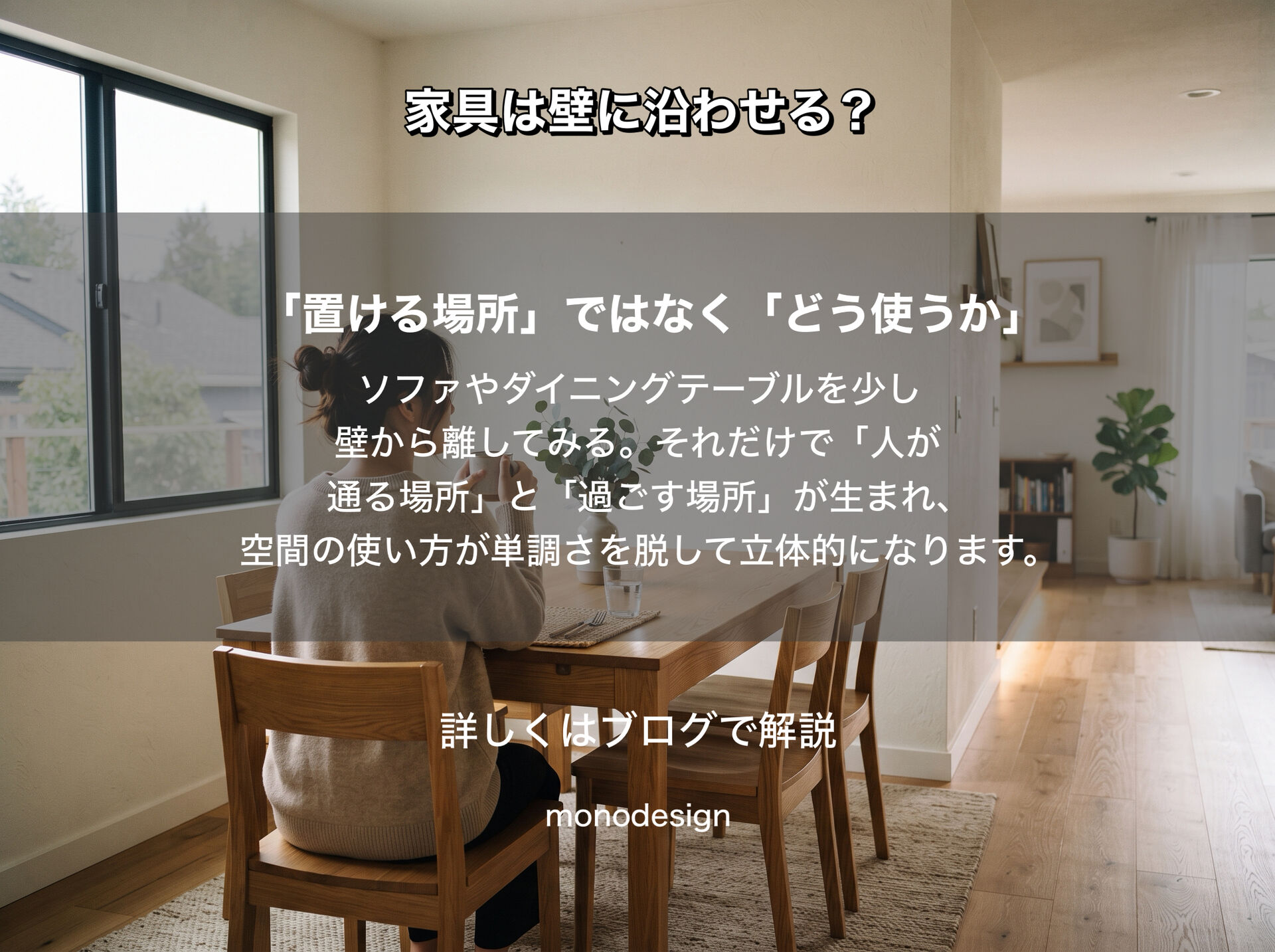 家具の配置は「壁に沿わせる」が正解じゃない！空間が劇的に変わるプロのレイアウト視点