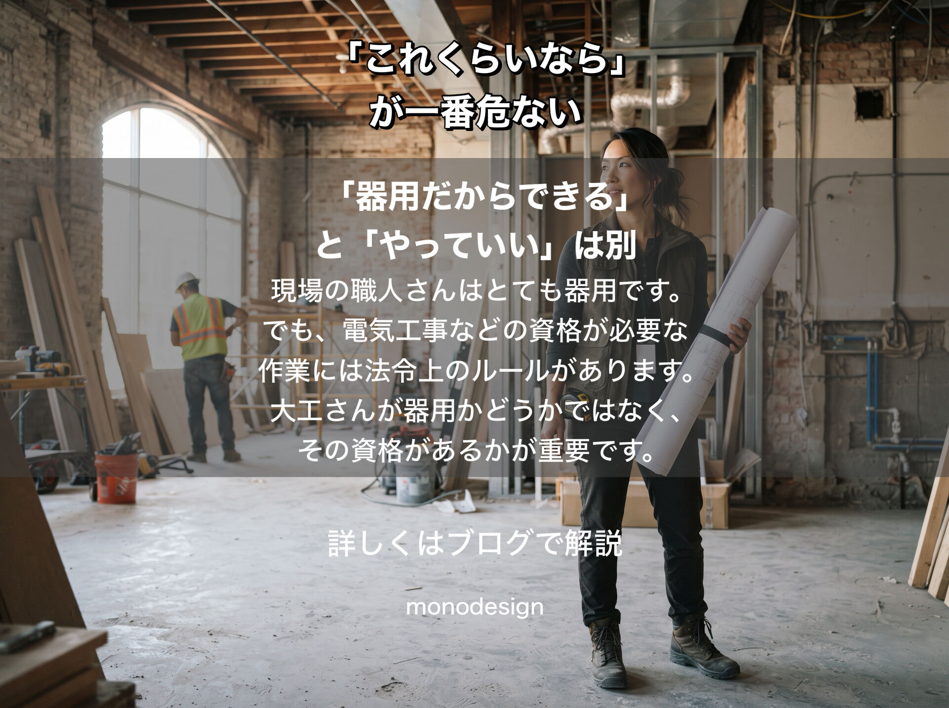 店舗工事の「これくらいなら」が危ない？小さな作業こそ専門業者に頼むべき理由