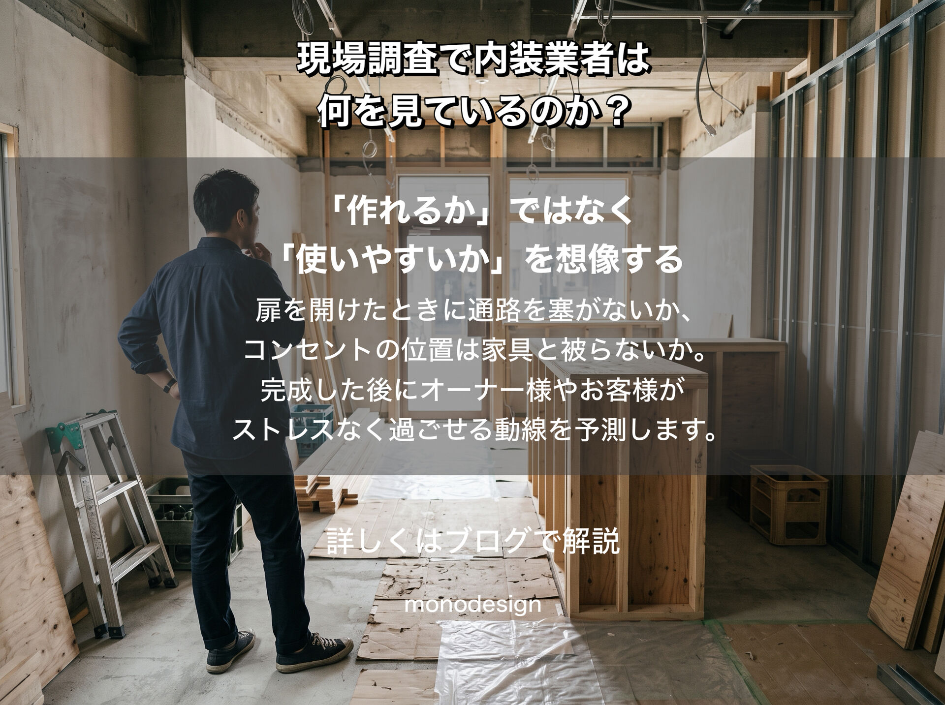 現場調査で内装業者は何を見ているのか？見積もりの精度と工事の成功を左右するプロの視点