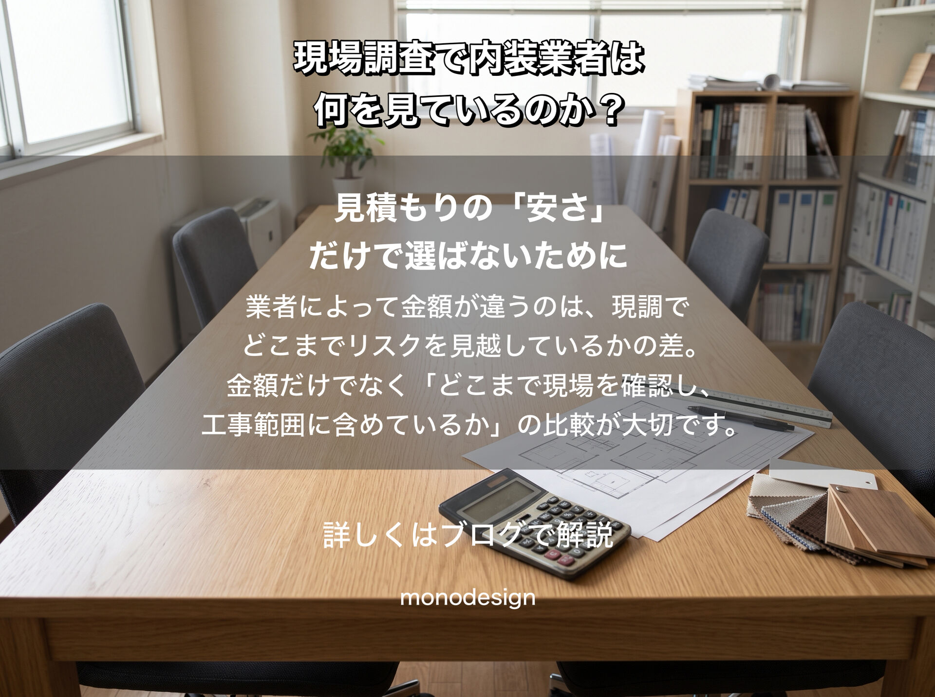 現場調査で内装業者は何を見ているのか？見積もりの精度と工事の成功を左右するプロの視点