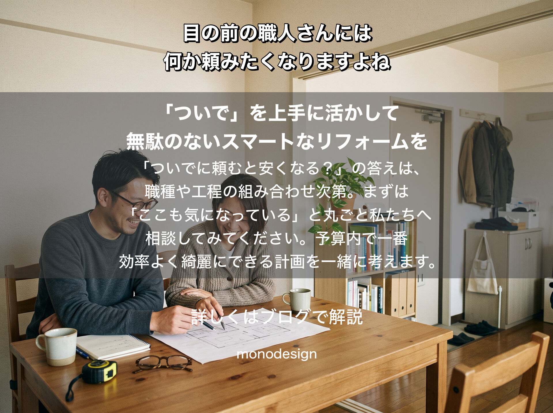 リフォームの「ついでにこれも」は本当にお得？追加工事で損をしないための考え方