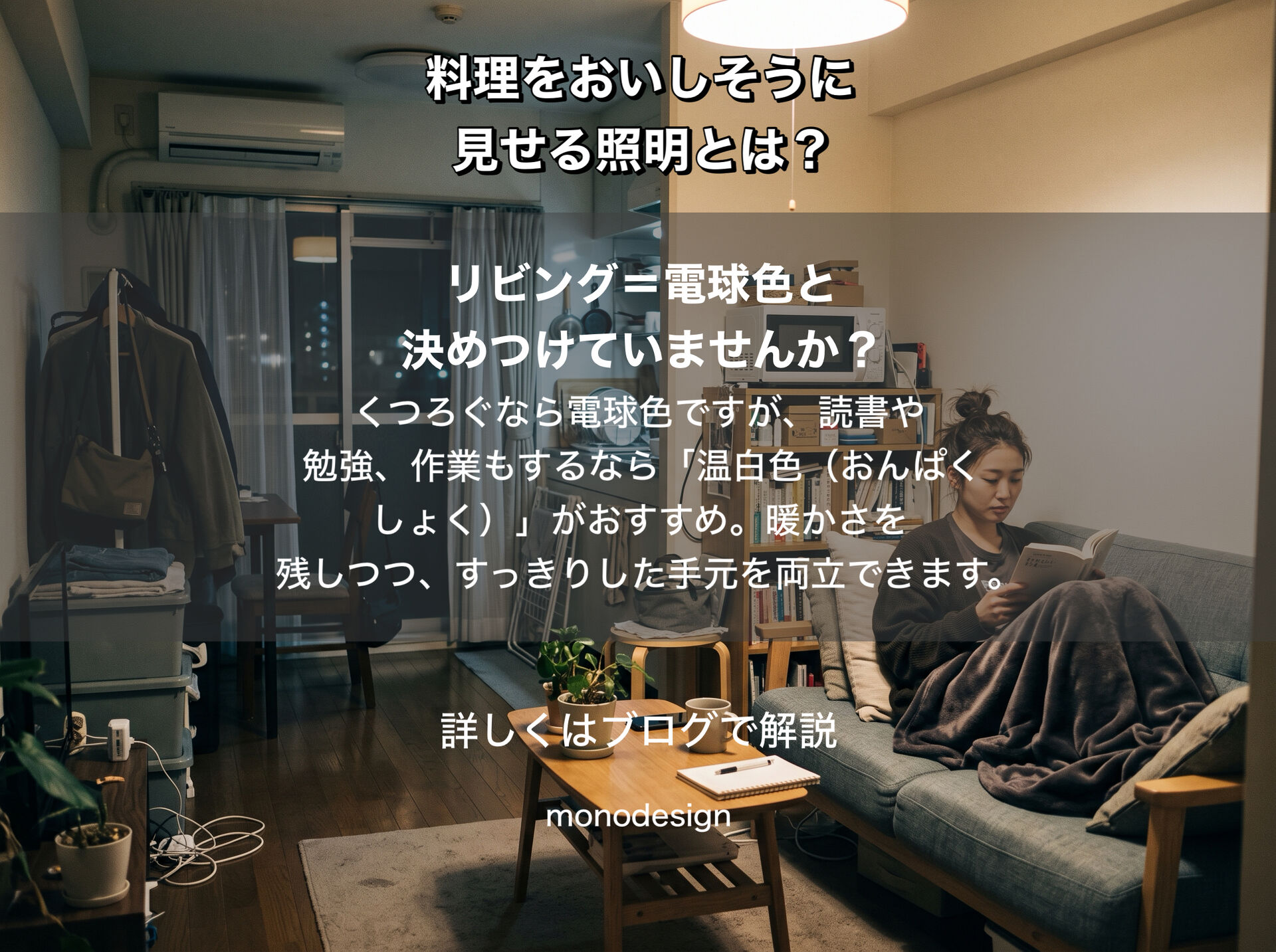 おしゃれな照明を選んだのに料理がおいしそうに見えない？大阪のデザイン会社が紐解く「光の色」と「演色性」の空間設計